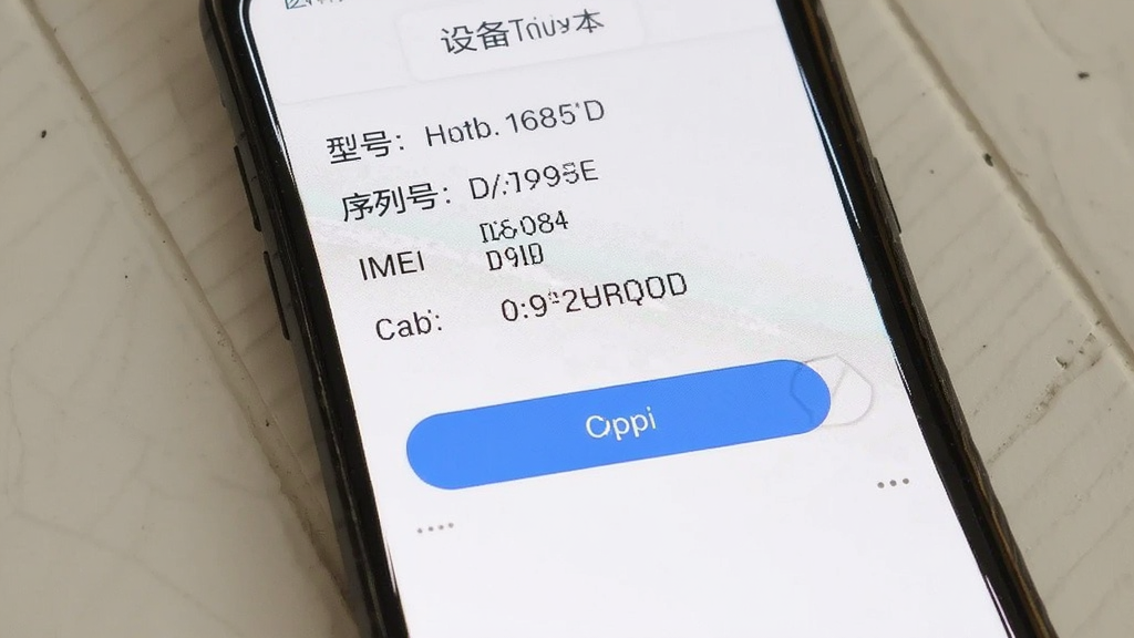 �ֻ��豸��Ϣ��ȫ�豸ʶ��ҳ�棬�ֻ���Ļչʾ�豸�ͺš����кš�IMEI�ȱ�ʶ��Ϣ�����и��ư�ť�������࣬���ʵ�ã�����Ϊ��ɫ�����ʸ��壬�ɾ�����
