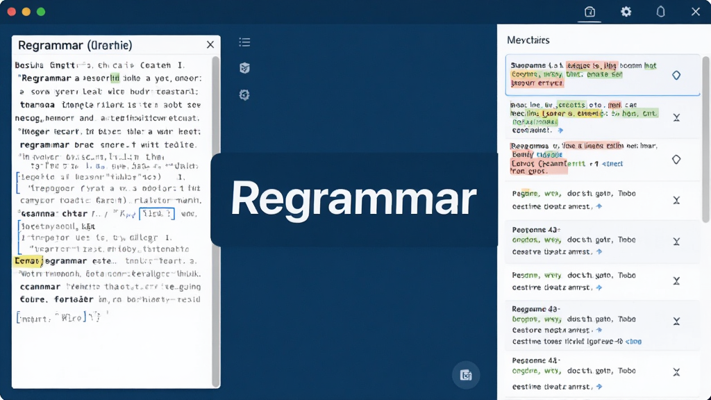 һ��չʾRegrammar�����������ͼƬ�������������������ơ�Regrammar����Ӣ�ı�ʶ�������������ɫ���ɫ����ļ���������Ӣ���ı����������Ҳ����﷨����������޸Ľ����б��������ɾ����࣬���岼������������ִ���Լ�����ʸ��壬�޶���Ԫ��