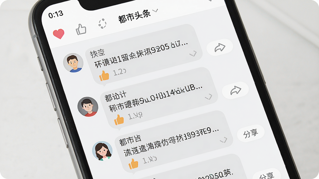 ����ͷ����������������������չʾ�ֻ���Ļ�ڶ���ͷ��APP�������б����棬�����û����������ԶԻ���ʽ���У���������ͼ��ͻظ���ť������Ϊ����ɫ�������������򣬷���罻Ӧ��UI���ϸ�ڰ����û�ͷ���������֡��������ơ�����ͼ�꣬���ʸ��壬�ɾ����࣬�޶���Ԫ��