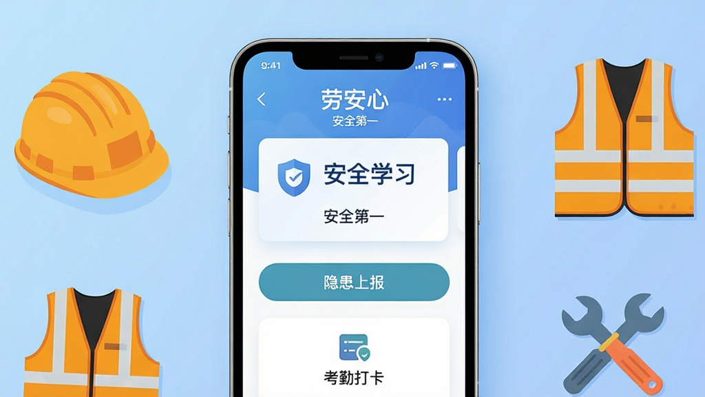 ����Ϊһ�������ֻ���Ļ��ʾ�Ͱ���Ӧ�������棬�������а�ȫѧϰ��Ƭ�������ϱ���ť�Ϳ��ڴ���ڡ�����Ϊ������д���ֻ���Χ��׺��ȫñ�����ⱳ�ĺ͹���ͼ�ꡣ�Ű������������Ϊ�ִ���ƽ���Ƽ��С�ϸ������Ļ������Ϊ���Ͱ��ġ��͡���ȫ��һ��������Ϊ��ͽ����������ʸ��壬�ɾ����޶���Ԫ��