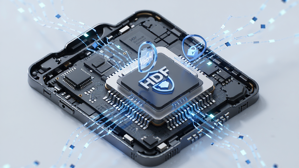 һ��չʾHDF Vision AI�����������Ե�ʾ��ͼ������Ϊ�ֻ��ڲ�оƬ��AIģ��ĳ���ʾ��ͼ������Ϊ���ĶԳƹ�ͼ�����Ϊ�Ƽ�����ά��Ⱦ���ϸ�ڰ���оƬ���������������ߡ����ư�ȫͼ�꣬���ʸ��壬�ɾ����޶���Ԫ��