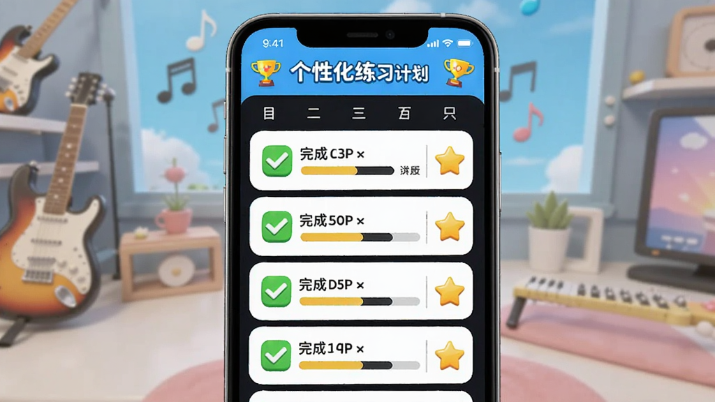 �������뵯�����Ի���ϰ�ƻ����棬����Ϊ�ֻ���Ļ��ʾ����ʽ�����б���ÿ�����������ɹ�ѡ���������ͼ�꣬����Ϊ�����б������Ϊ���ÿ�ͨ�磬ϸ�ڰ����������뽱��ͼ�꣬���������������޶���Ԫ��