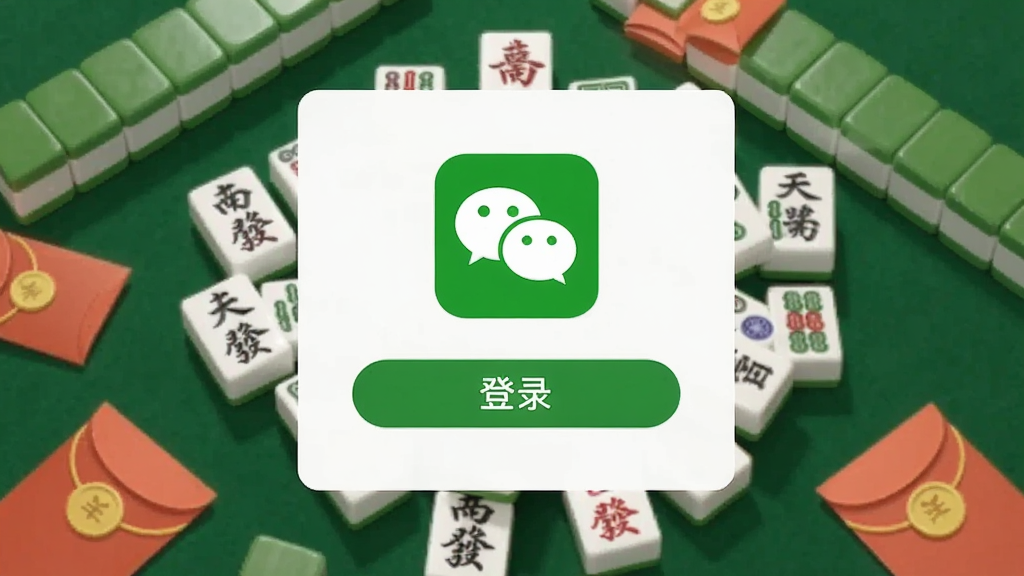 һ��չʾ�����齫΢�ŵ�¼�����ͼƬ�����������Ǽ��ĵ�¼����ʾ΢��ͼ��͵�¼��ť���������齫�ƺͺ��Ԫ��װ�Σ���������ˬ�������������޶���Ԫ��