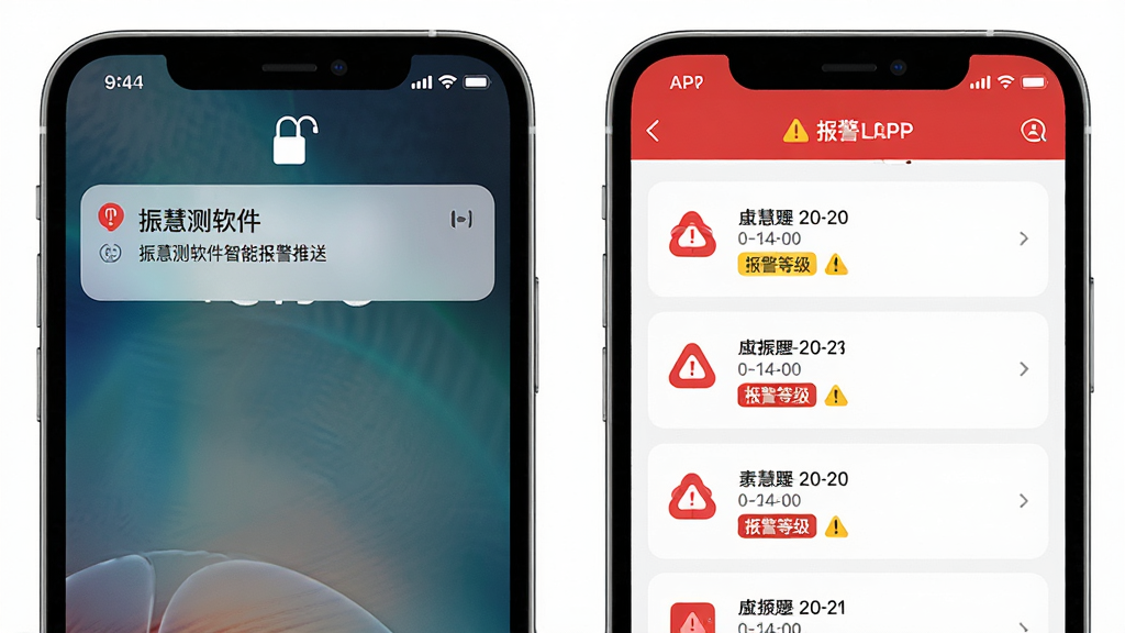 ��۲��������ܱ������ͽ��棬����Ϊ�ֻ�����֪ͨ��APP�ڱ����б�������Ϊ���½ṹ�����Ϊ��ྯʾ�磬ϸ�ڰ�����ɫ����ͼ�ꡢʱ����ͱ����ȼ���ǩ�����ʸ��壬�ɾ����޶���Ԫ��