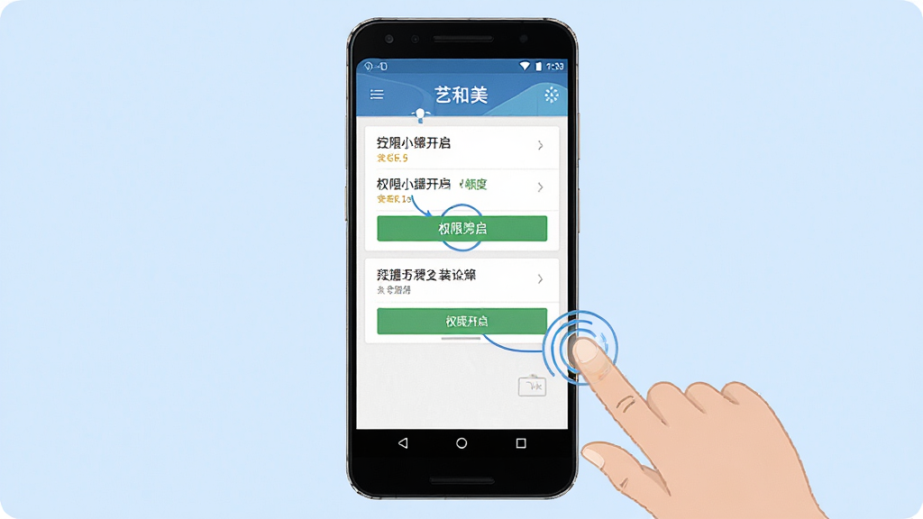 һ��չʾ���պ�����APP�ڰ�׿�ֻ��ϰ�װ��Ȩ�����ý����ʾ��ͼ���������ֻ���ĻΪ���ģ���Ļ����ʾȨ�޿����б����Ա�����ָ���������ʾ�⡣����Ϊ�ɾ��Ĵ�ɫ�������̸̳У��Ű����������ʸ��壬�޶���Ԫ��