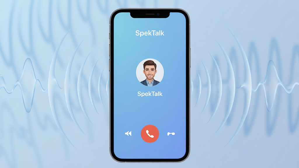 һ��չʾ�����ֻ���Ļ��ͼƬ����Ļ������ʾ�š�SpekTalk��������ͨ�����棬�����࣬����ϵ��ͷ���ͨ����ť����������͵���ɫ���䣬��Χ�����Ŵ��������Ĳ���ͼ��������ִ��Ƽ��У�ϸ�����������ʸɾ����޶���Ԫ��