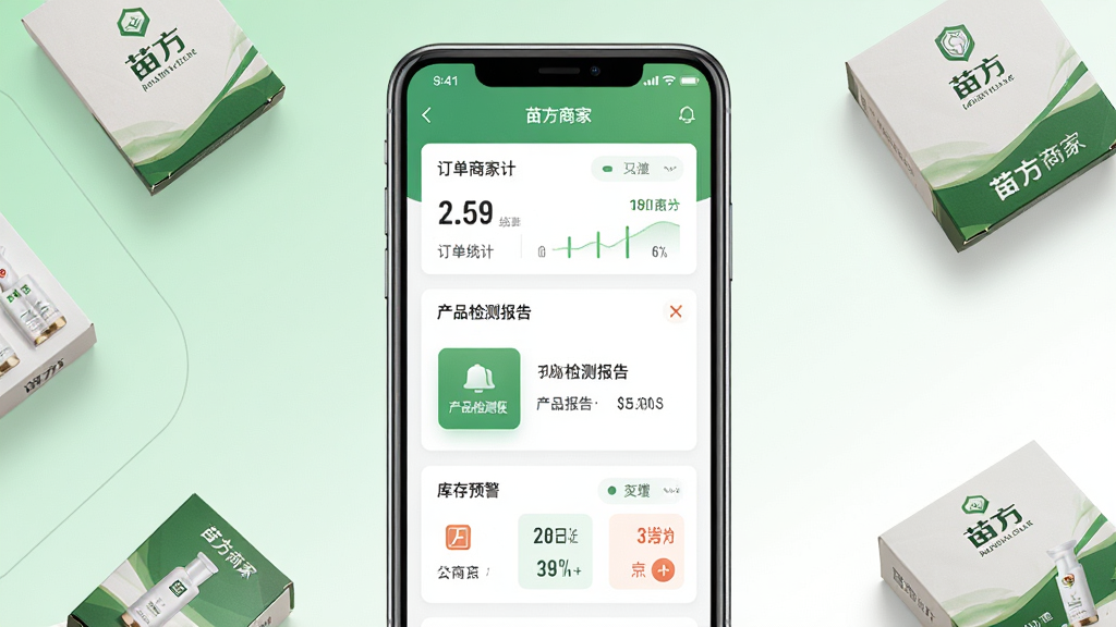 һ��չʾ�緽�̼Ұ�Ӧ����������ֻ�Ч��ͼ������������һ���ִ������ֻ�����Ļ����ʾ���緽�̼Ұ����ҳ�Ǳ��̣���������ͳ�ƿ�Ƭ����Ʒ��ⱨ����ںͿ��Ԥ��ģ�顣����Ϊ����ǳ��ɫ���ɫ���䣬��Χɢ���������緽Ʒ�Ʋ�Ʒ��װ����Ϊ��׺�������Ű������������������ϸ�ڷḻ�����ʸ��壬�ɾ��޶���Ԫ�ء�