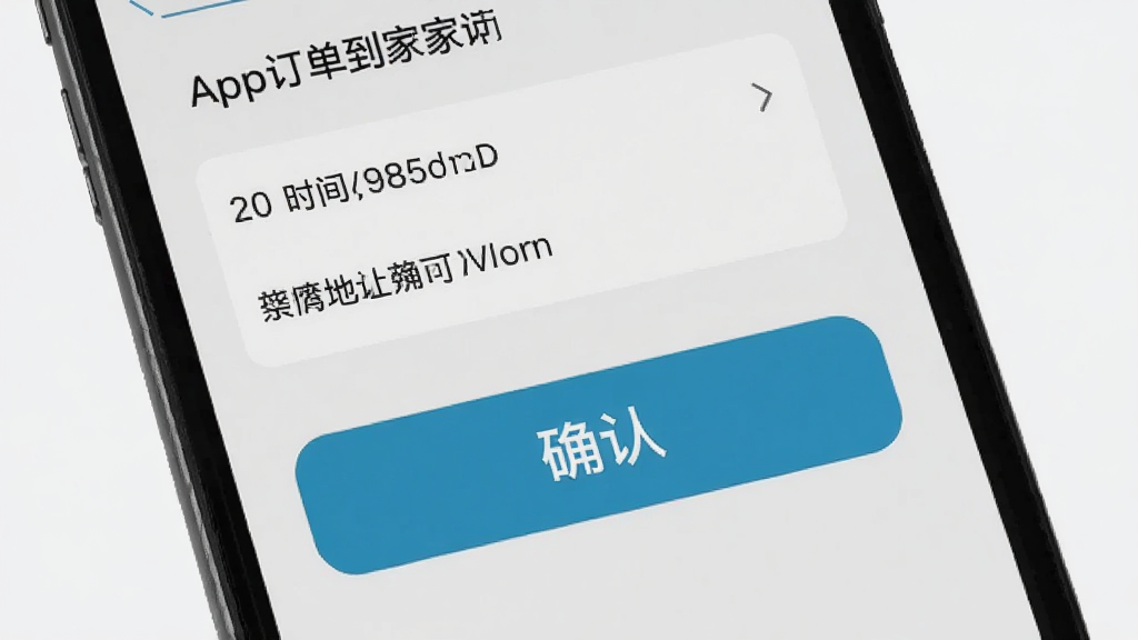 ��Ħ����APP����ȷ��ҳ�棬�ֻ���Ļ��ʾ�����ַ��ʱ����Ϣ������Ϊǳ��ɫ����������ͻ��ȷ�ϰ�ť�������ʵ�ã�ϸ�����������ʸɾ����޶���Ԫ��