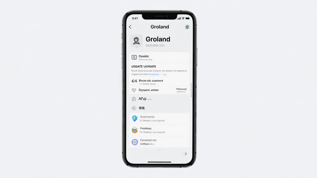 Groland �汾���½����ͼ��չʾ������־���Ż���Ŀ���ֻ���Ļ���У�ǳɫ����������Ű棬���廭�ʣ��ɾ��޶���Ԫ��
