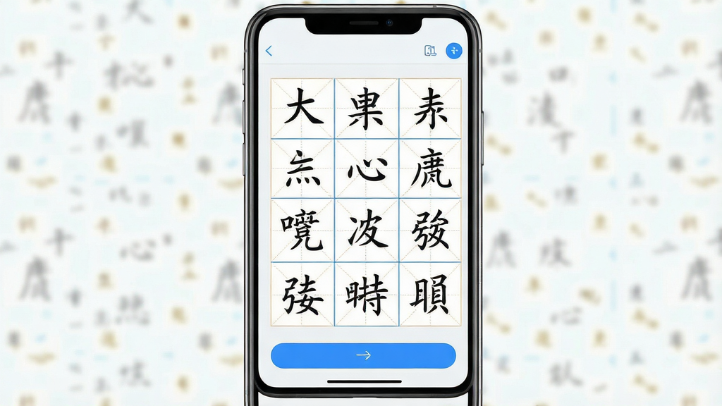 һ��չʾ����д�ֱ����������ͼƬ������Ϊ�ֻ���Ļ����ʾ��������������Ԥ�������ֲ��þ��й�ͼ����Ļ����ʾ���ָ����еĺ��֣��Ű��������������Ϊ�ִ���Լ������Ӧ�ý��棬ϸ�ڰ���ǳɫ��������ɫ��ɫ����ť�����ֱʻ����������ʸ���ɾ��޶���Ԫ��
