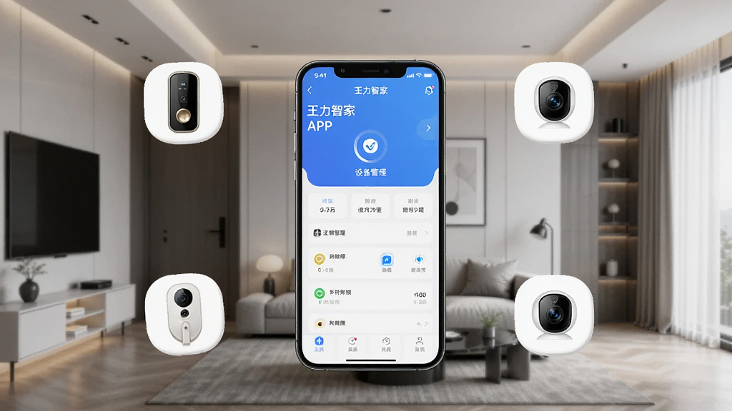 һ��չʾ�����Ǽ�APP�������������������ĳ���ͼ�������������ֻ���Ļ��ʾ�����Ǽ�APP���豸�������棬��Χ��������������������ͷ���豸ͼ�꣬�������ִ��Ҿӻ����������Ƽ���ǿ��ϸ�����������ʸ��壬�ɾ��޶���Ԫ�ء�
