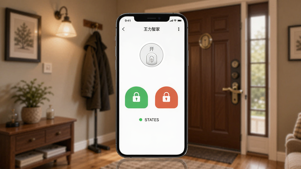 һ�������ֻ���Ļ��ʾ�����Ǽ�APP��Զ���������ƽ��棬�������п�����������ť������״ָ̬ʾ����������ܰ�ļҾ��ſڳ��������дʵ�Ƽ���ϸ�ڷḻ�������������ɾ��޶���Ԫ�ء�