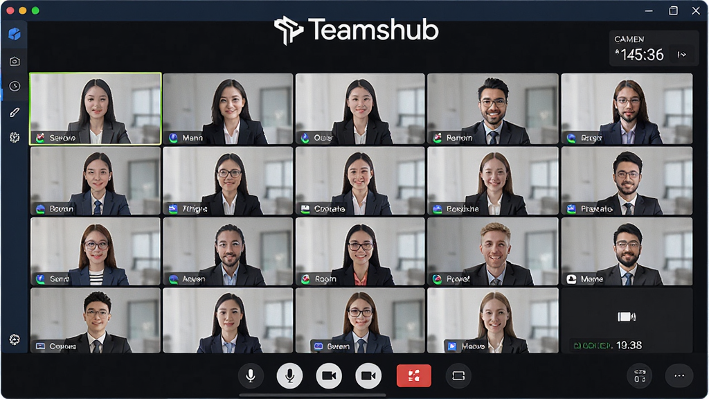 һ��չʾTeamshub�ƻ������������ȫ��ͼ���������������������棬�Ϸ���\