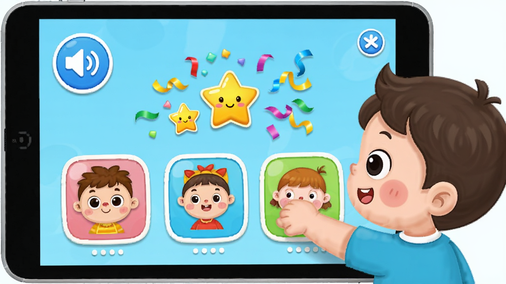 ����ѧ�ƺ�ʶ���������Ļ����ʴ���棬������ʾ��Ļ����һ����������ͼ����ĸ���ͨ����ѡ�һ��С������������ָ�������һ��ѡ���Ժ�������ǺͲʴ���ף��������������ÿɰ���ɫ���������������������ʸɾ����޶���Ԫ�ء�