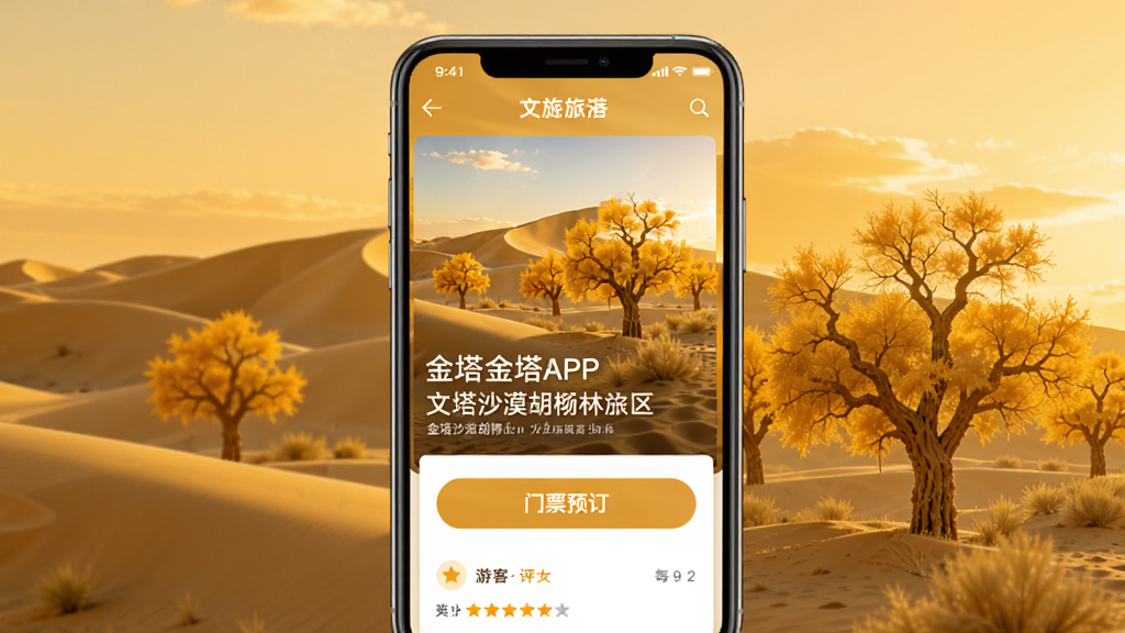 ��ý���APP�Ļ����ΰ����棬�ֻ���Ļ��ʾ����ɳĮ�����־����ľ���ͼƬ�ͽ������֣��·�����ƱԤ����ť���ο����ۣ������ǽ�ɫ�����־�ɫ������ɫ�������ů������������������У����ʸ��壬�ɾ�����