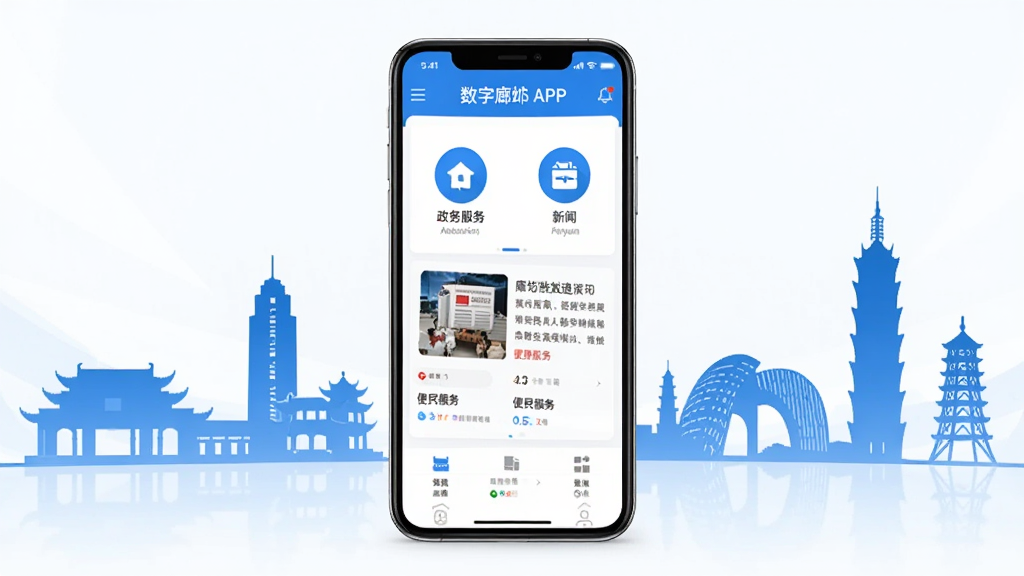 �����ȷ�Ӧ��������չʾ������������һ�������ֻ�����Ļ��ʾ�����������ȷ�APP��ҳ�������������ͼ�ꡢ������Ѷ��Ƭ�ͱ��������ڣ��������ȷ����еر꽨����Ӱ������ɫ��Ϊ�Ƽ������ɫ����ƽ����Ʒ�񣬸������ȣ�����ɾ����࣬�޶���Ԫ��