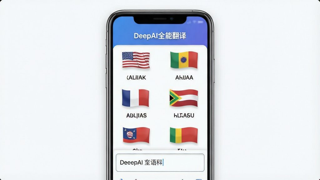 һ��չʾDeepAIȫ�ܷ�������ֻ��빦�ܵĽ����ͼ����������Ϊ�ֻ���Ļ����Ļ�������Ŷ������ͼ��Ͷ�Ӧ���������ƣ��·��Ƿ�������򡣲��ֶԳƣ����Ϊ��ƽ����ƣ�ϸ�ڰ��������Ӱ�����������塰DeepAIȫ�ܷ��롱�����ʸɾ���������Ԫ�ء�