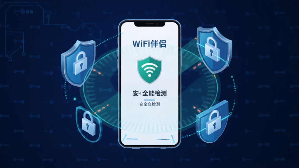 һ�������簲ȫΪ����ĿƼ�����ͼ������������һ���ֻ����ֻ���Ļ��ʾWiFi����ȫ��Կ�׵İ�ȫ�����棬��Χ�ж���ͼ�ꡢ����ͼ���ɨ����߻��ƣ�����Ϊ����ɫ�Ƽ����������������Χרҵ�ɿ������ʸ��壬�޶���Ԫ��