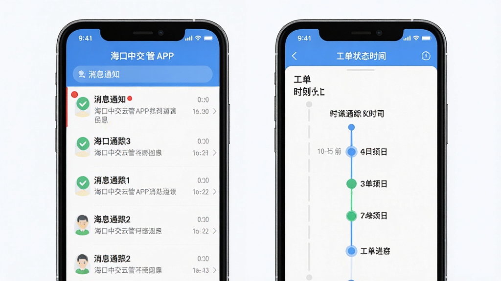 �����Ǻ����н��ƹ�APP��Ϣ�����빤��׷�ٽ��棬����Ϊ�����ֻ�����չʾ�����Ϊ��Ϣ֪ͨ�б��Ҳ�Ϊ����״̬ʱ���ᣬ�Ű����ҶԳƣ����Ϊ��ˬ��ƽ����ƣ�ϸ�ڰ���δ����Ϣ��㡢�������Ƚڵ�ԲȦ��ʱ���ע���ֵȣ����������ɾ��޶���Ԫ��