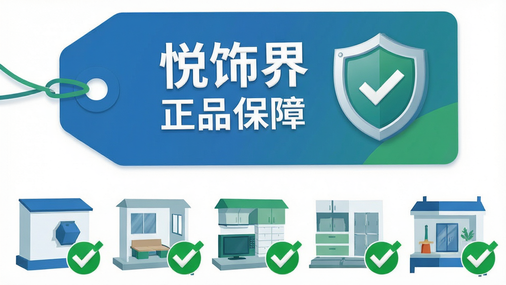 ����������һ�ŷŴ����Ʒ��֤��ǩ����ǩ���С����ν� ��Ʒ���ϡ�������һ��������״����֤ͼ�꣬��ǩ�·���һ�żҾӽ��Ĳ�Ʒ��ÿ����Ʒ�Ա߶�����ɫ�ĶԹ���ʶ�����ֲ��þ��й�ͼ����֤��ǩλ�ڻ����Ϸ�����֮һ������Ʒ�������·����Ű��࣬���Ϊ��ƽ���廭���ɫ������ɫ����ɫ�Ͱ�ɫΪ����ϸ���϶���ͼ������΢������У��Թ���ʶ������Ŀ������Ϊ4K���壬����ɾ����޶���Ԫ�ء�