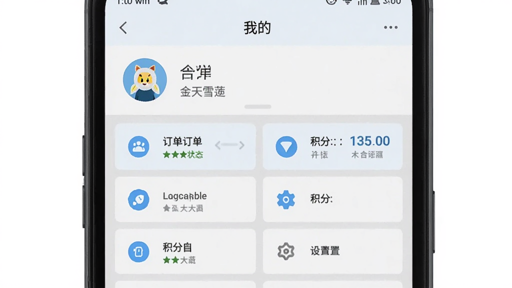 ����Ϊһ����׿�ֻ�����Ļ����ʾ����ѩ��Ӧ�õġ��ҵġ�ҳ�棬����ͷ�񡢶�����ڡ�������ʾ������ѡ�����Ϊ���½ṹ������Ϊ������Ϣ�����в�Ϊ�����б����Ű�������ͼ�������ֶ��룻���Ϊ���ʵ�÷磬��ɫ�԰�ɫ��ǳ�Һ͵���Ϊ����ϸ�ڰ�������״̬ͼ�ꡢ�������֡����ó���ͼ�ꣻ���ʸ��壬����ɾ����޶���Ԫ��