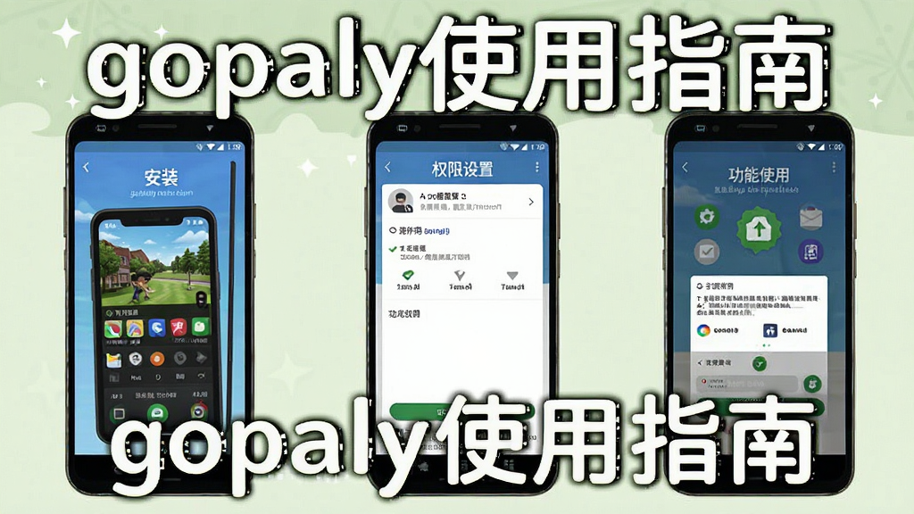 gopaly�������ֻ��ϵĲ�������ʾ��ͼ������չʾ��װ��Ȩ�����á�����ʹ�õķֲ���ͼ�����̳��࣬���ֱ�ע��gopalyʹ��ָ�ϡ�����������