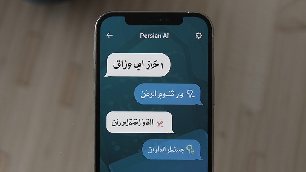 ����Ϊһ�������ֻ�����Ļ��չʾ Persian Ai �������棬���־��У��Ű��࣬����ִ��Ƽ��У�ϸ�ڰ�����˹����ĸ��Ի����ݣ����ʸ��壬�ɾ����޶���Ԫ��