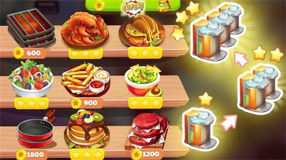 欢乐小主厨 安卓版 烹饪游戏界面