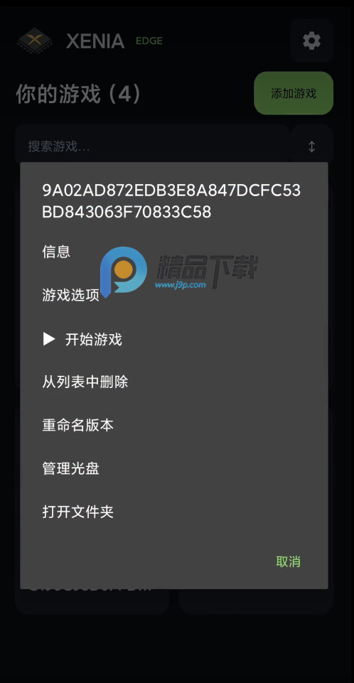 Xenia Edge模拟器截图