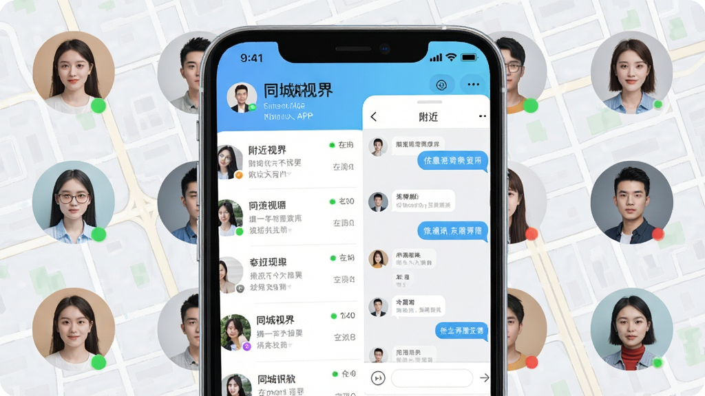 ͬ���ӽ�APP�������˹��ܽ��棬����չʾ�ֻ���Ļ�и����û��б������촰�ڣ���Ļ���ж���û�ͷ����Բ�����У�����Ϊǳ��ɫ���н�����ͼ�����ֲ������ҷ�����ͼ����������罻�磬ϸ������������״̬��ʶ����Ϣ���ݣ����ʸ��壬�ɾ����޶���Ԫ��