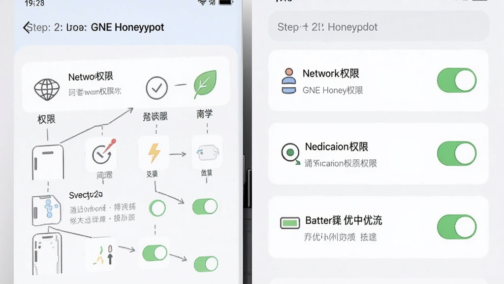 ������GNE Honeypot���ֻ��ϵ�Ȩ����������ҳ�棬����Ϊ�ֲ�ͼʾ�뿪���б����Ű����������Ϊǳɫ��Ƭʽ��ϸ�ڰ�������Ȩ�ޡ�֪ͨȨ�������Ż�ѡ����ʸɾ��޶���Ԫ��