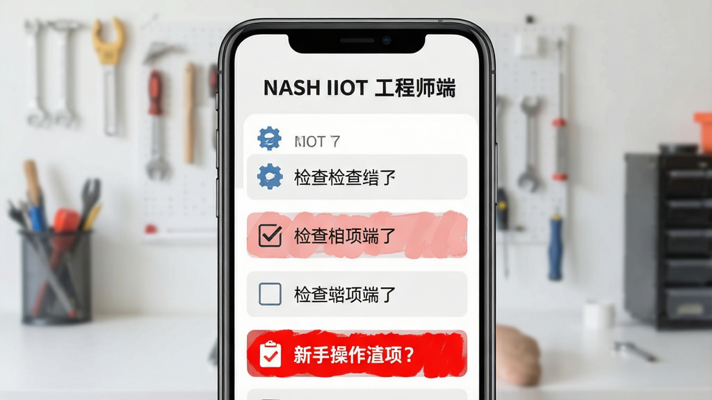 һ��չʾ��NASH IIOT ����ʦ�ˡ����ֲ���ע�������ʾ��ͼ����������Ϊ�ֻ���Ļ����Ļ����ʾ����嵥�б������ֲ����������е��嵥ʽ�Ű棬���Ϊ��ƽ����ʾ�磬ϸ�ڰ����嵥���й�ѡ�򡢲�������Ӵ֣����ʸ��壬�ɾ��޶���Ԫ��