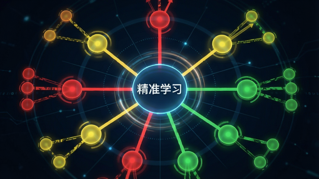 ��׼ѧϰ֪ʶͼ�׽��棬����Ϊһ�ŷ��������֪ʶ����ͼ���ڵ��ú������ɫ�������ճ̶ȣ����Ľڵ��ע����׼ѧϰ�����������ֳʷ���״�����Ƽ���������н�ϣ�ϸ�ڰ����ڵ�����ߴ�ϸ�仯�붯̬���Σ����ʸ��壬�ɾ����޶���Ԫ��