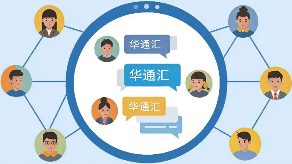 һ����ƽ�����Ĳ廭������������һ�����͵�Բ��������棬�����ж������ͷ��ͶԻ����ݣ�������д�С���ͨ�㡱��������Χ�������߽�ͷ�����������������Ŷ�Э�����硣����Ϊ����ɫ����������죬�����������ɾ��޶���Ԫ�ء�
