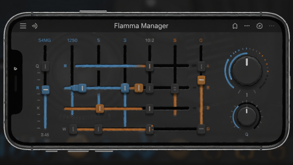 һ��չʾ Flamma Manager ��ɫ���ڽ����ͼƬ���ֻ���Ļ����ʾ��������������ť����Ļ�Ϸ��� Flamma Manager ���������������ɫ���⣬������ɫΪ��ɫ�ͳ�ɫ������Ϊ�������ɫ�����רҵ��Ƶ�������ϸ�����������ʸɾ����޶���Ԫ��