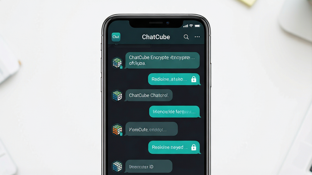 һ��չʾChatCube���������������Ľ����ͼƬ������Ϊһ�������ֻ���Ļ����Ļ������ʾChatCubeӦ���������б�ҳ�棬�����С�ChatCube���������Ʊ�ʶ�����������ɫ����������ɫ��׺�����ּ���������Ű�Ϊ�ֻ���������չʾ�����Ϊ�ִ��Ƽ���UI��Ʒ��ϸ�ڰ����������ݡ����μ���ͼ�ꡢħ��IDͷ���ʶ�����ʸ���ɾ����޶���Ԫ��