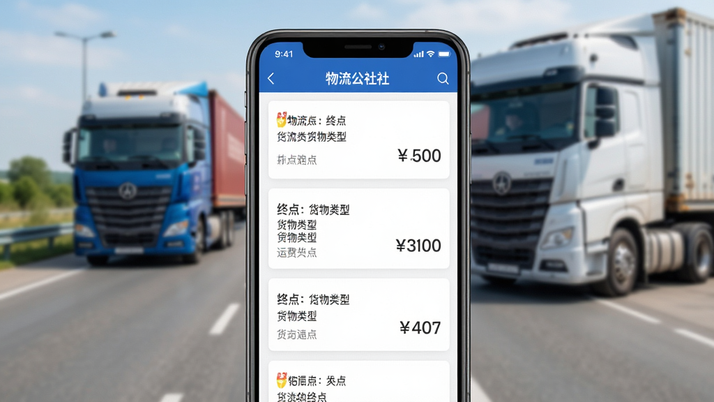 һ��չ����������˾��APP��Դ�б�ҳ��ĳ���ͼ���������ֻ���Ļ��ʾ�Ŷ�����Դ��Ϣ��Ƭ��ÿ����Ƭ��������յ㡢�������ͺ��˷ѽ��������黯�Ĺ�·�뿨��Ԫ�أ����дʵ���������������ʸɾ����������������֡�
