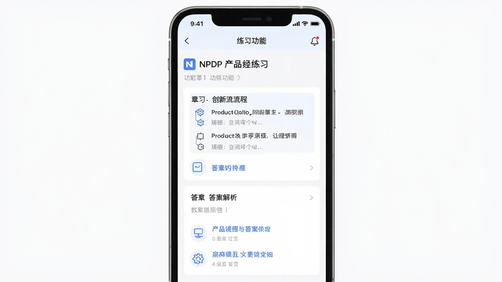 NPDP��Ʒ�����½���ϰ���ܽ��棬�ֻ���Ļ��ʾ��Ʒ���������½���ϰ����𰸽�����������ˬ������ͻ�����������½ṹ���Ű����룬���Ϊ�ִ�������App��ƽ��ƣ�ϸ�����������ʸ��壬�ɾ����޶���Ԫ��
