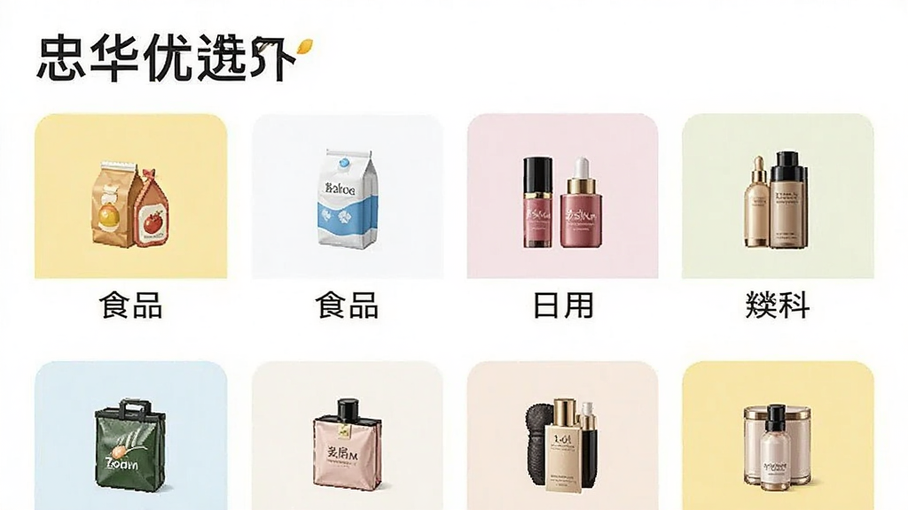 һ��չʾ����APP��Ʒ����ҳ���ͼƬ��ҳ���г����һ���ѡ�ĸ��֣�������������Ʒ����ͼ����ʳƷ�����á���ױ�ȣ��������룬������£������������ɾ��޶���Ԫ��