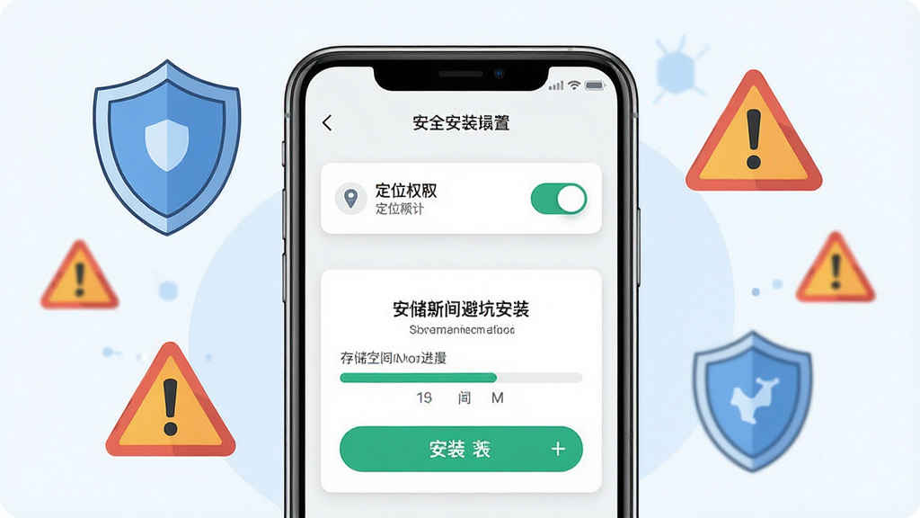 һ��չʾ˳�糵��Լ���Ƽ����ֱܿ�ָ�ϵ�AI��ͼ������Ϊ�ֻ���Ļ��ʾȨ�������밲װ��ʾ���棬����Ϊ�ֻ����С���Χ���ƶ����뾯��ͼ�꣬�Ű������ˣ����Ϊ��ȫ��ʾ�廭�磬ϸ�ڰ�����λȨ�޿��ء��洢�ռ����������װ��ť�����ʸ��塢�ɾ����޶���Ԫ��