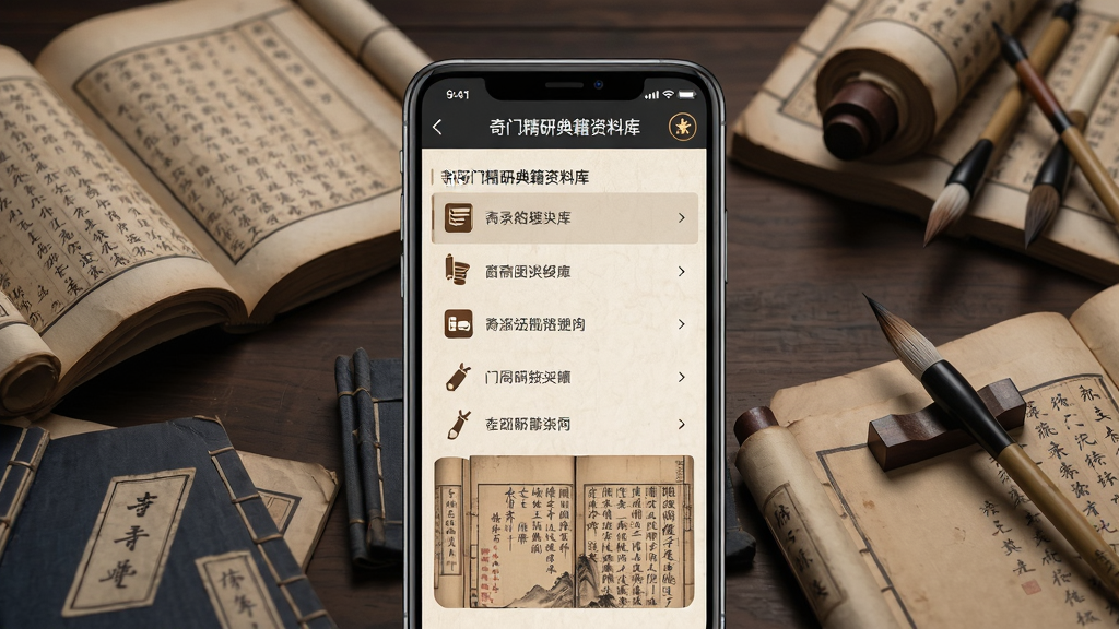 ���ž��е伮���Ͽ�ҳ��չʾ����������Ϊ�ֻ���Ļ��ʾĿ¼�б���ż����֣���Ļ��Χɢ���Ŵ򿪵Ĺ��������ë�ʣ����Ϊ�ŵ��鷿��Χ��ϸ�ڰ��������Ű�������ͼ�갴ť�����ʸ��壬����ɾ����޶���Ԫ��