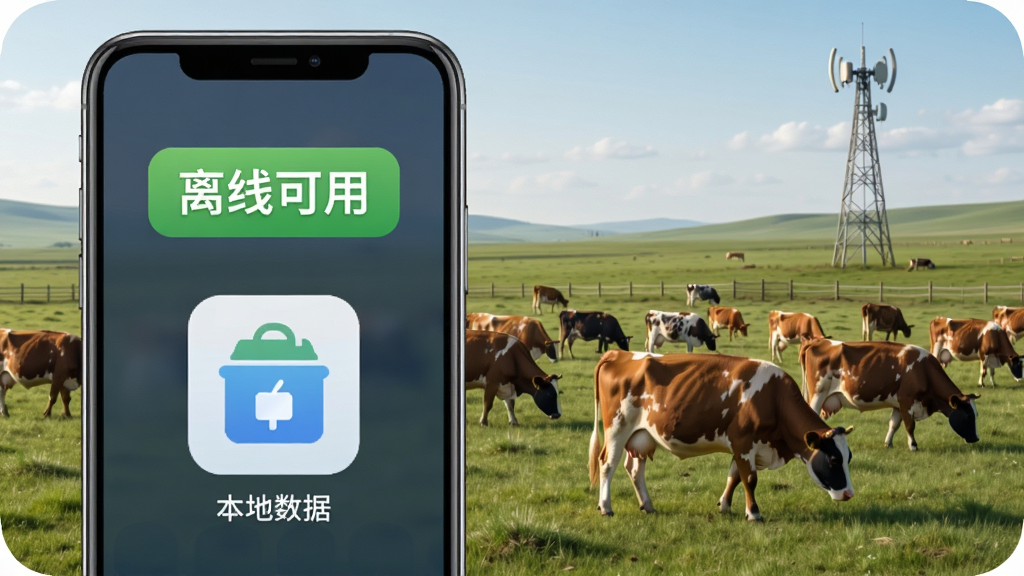 ţ��ͨAPP����ģʽʾ��ͼ���������ֻ���Ļ��ʾ�����߿��á���ʶ�뱾�����ݴ洢ͼ�꣬�����ǲ�ԭ������ţȺ��Զ�����ź��������дʵ��Ȼ��ϸ�ڷḻ�����������ɾ����޶���Ԫ��