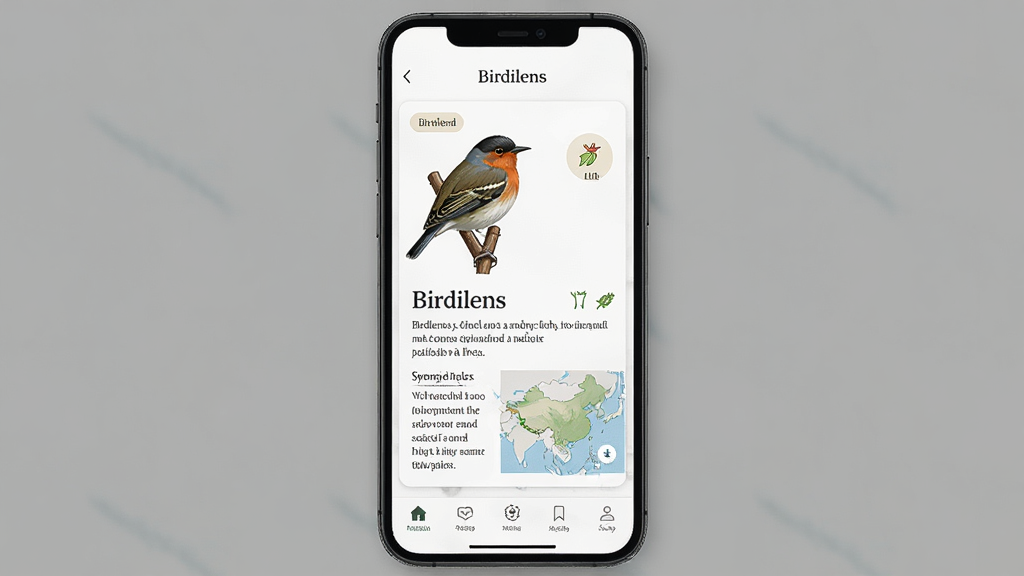 Birdilens �����������Ͽ�����ҳ�棬����Ϊ�ֻ���Ļչʾһ���������ϸ��Ϣ��Ƭ��������������ͼ�����ơ������������ֺͷֲ�����С��ͼ������Ϊ���·����ṹ�����Ϊ�ٿ�ʽ��Ϣչʾ��ϸ�ڰ��������ǩ������ͼ�ꡢ���ֶ���͵ײ������������ʸ��壬����ɾ����޶���Ԫ�ء�