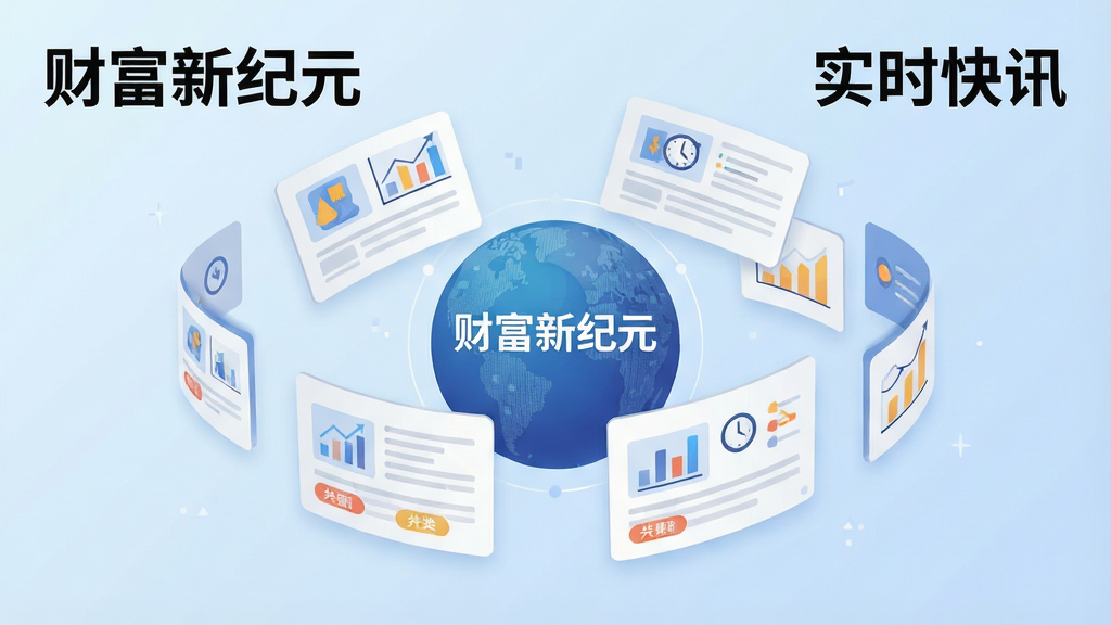 һ��չʾ�Ƹ��¼�Ԫ��Ѷ�ۺϹ��ܵĲ廭������Ϊ������������ſ�ƬΧ��һ��������������ת�����ֳʷ���״���У��Ű�������£����Ϊ��ƽ���Ƽ�����磬ϸ�ڰ�����Ƭ�ϴ���ͼ��ͼ�ꡢʱ�ӱ�ʶ������ǩ������Ϊ����ɫ���䣬����ɾ����࣬������Ԫ�أ�����Ϊ����2K��ͼ�����ֱ�ע���Ƹ��¼�Ԫ���롰ʵʱ��Ѷ����