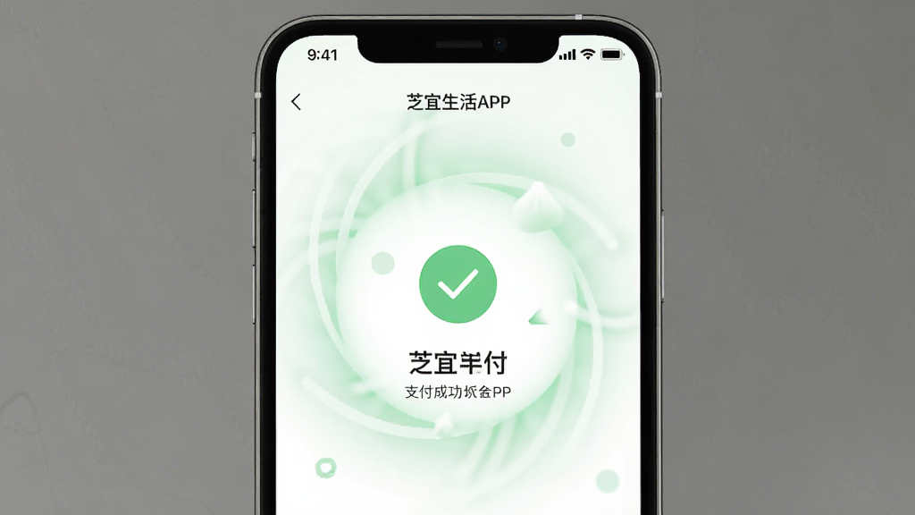 һ��չʾ֥������APP֧���ɹ�ҳ����ֻ���ͼ������Ϊ�ֻ���Ļ��ʾ֧���ɹ������ͶԹ�ͼ�꣬���־��У������ˬ��ϸ���ϱ����е���ɫ���Σ����ʸ��壬�ɾ����޶���Ԫ��