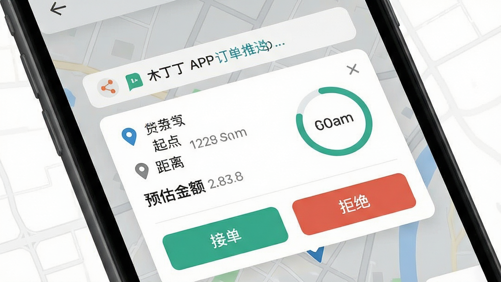 ľ��˾��APP�������ͽ��棬����Ϊ�ֻ���Ļ��д����Ļ����ʾһ���¶�������������Ϊ������ʾ�����в��������鿨Ƭ���ײ��ӵ���ܾ���ť�����Ϊ��ƽ���ƶ���UI��ƣ�ϸ�ڰ���������Ƭ�ϵ�����յ����֡��������֡�Ԥ��������ʱԲ��������Ϊǳ��ɫ��ͼ��ͼ����������������ɾ����޶���Ԫ��