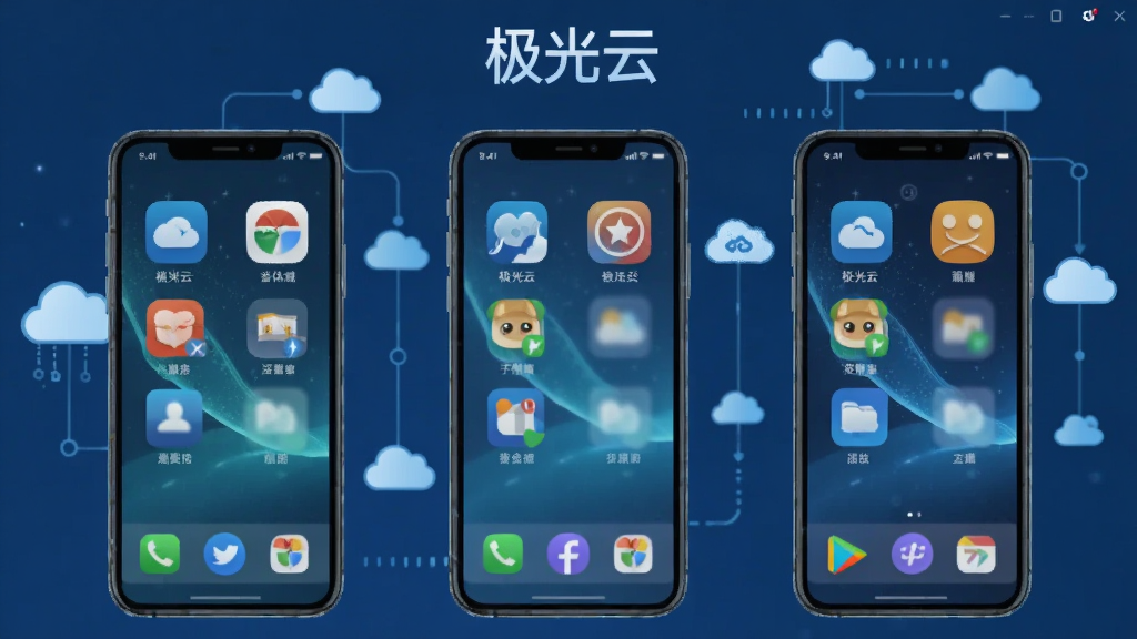 �������ƶ˶࿪���ܽ��棬������չʾ�������ŵ������ֻ���Ļ��ÿ����Ļ��ʾ��ͬӦ��ͼ�꣬������ע