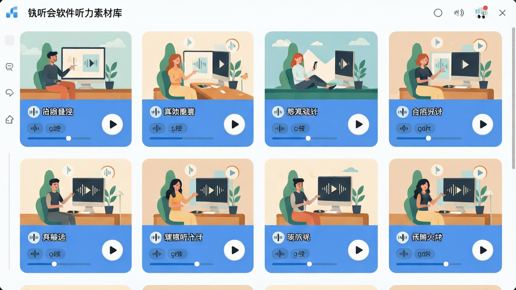 �������������زĿ���棬����Ϊ�������е���Ƶ��Ƭ�б���ÿ�ſ�Ƭ����������ͼ������Ͳ��Ű�ť�����ֲ�����������Ű棬������±�ƽ����ϸ���з����ǩ�ͽ����������ʸ���ɾ��޶���Ԫ��