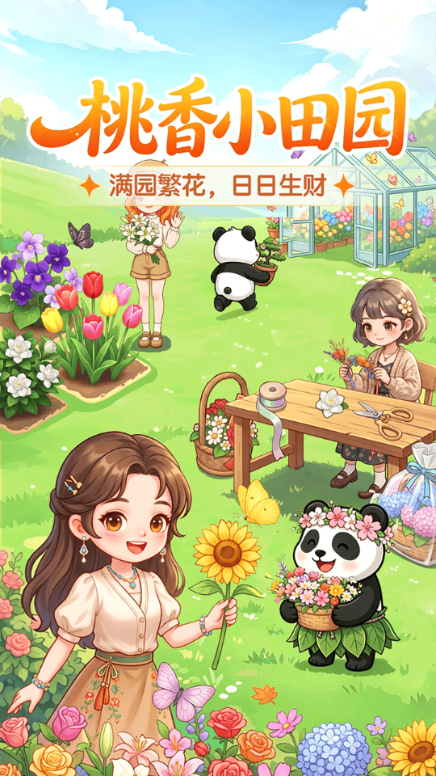 桃香小田园赚钱游戏截图