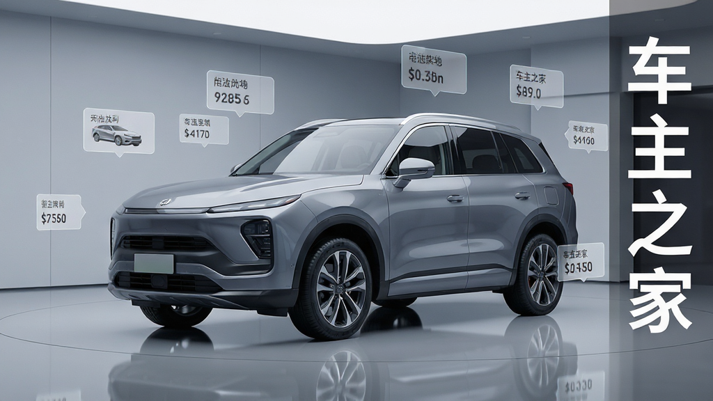 һ���ִ�SUVͣ�ڳ���չ�����룬����������͵ƹ⣬��Χ��������������������Ƭ��۸��ǩ�������Ҳ��������֡�����֮�ҡ������岼�����Ҿ��⣬�����Ƽ��У�ϸ�ڰ��������������������⡢���浹Ӱ�����ʸ��壬�ɾ����޶���Ԫ��